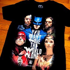 Justice League DC Shirt Large Zack Snyder Batman